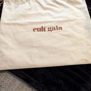 Cult Gaia Beige Storage Bag